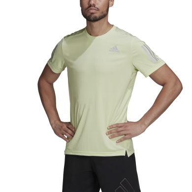 adidas Lauf-Tshirt Own The Run (feuchtigkeitsabsorbierend, reflektierend) limegrün Herren